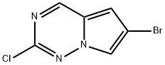 6-溴-2氯-吡咯并[2,1-F][1,2,4]三嗪 结构式