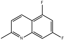 5,7-二氟-2-甲基喹啉 结构式