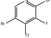 2,5-二溴-4-氯-3-氟吡啶 结构式