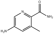 5-氨基-3-甲基吡啶酰胺 结构式