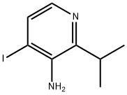 4-碘-2-异丙基吡啶-3-胺 结构式