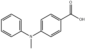 Benzoic acid, 4-(methylphenylamino)- 结构式