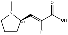 (R,Z)-2-氟-3-(1-甲基吡咯烷-2-基)丙烯酸 结构式