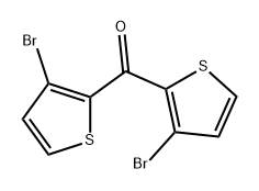 Methanone, bis(3-bromo-2-thienyl)- 结构式