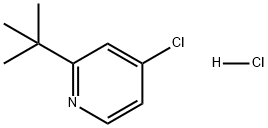 2-(叔丁基)-4-氯吡啶(盐酸盐) 结构式