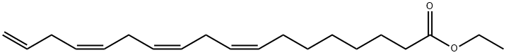 (8Z,11Z,14Z)-十八烷-8,11,14,17-四烯酸乙酯 结构式
