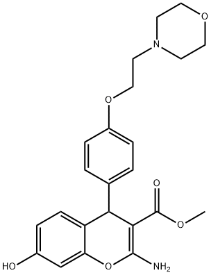 化合物 ESTROGEN RECEPTOR Β ANTAGONIST 2 结构式