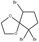 2,2,5-TRIBROMOCYCLOPENTANONE ETHYLENE ACETAL 结构式