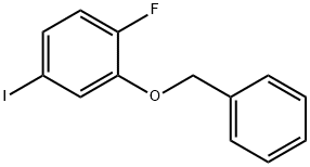 2-(Benzyloxy)-1-fluoro-4-iodobenzene 结构式