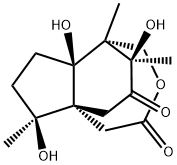 1Α-羟基-3-去氧伪莽草毒素 结构式