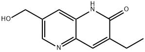 3-乙基-7-(羟甲基)-1,5-萘啶-2(1H)-酮 结构式