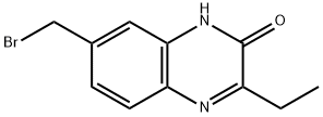 7-(溴甲基)-3-乙基-2(1H)-喹喔啉酮 结构式