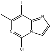 5-chloro-8-iodo-7-methylimidazo[1,2-c]pyrimidine 结构式