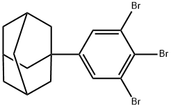 1,2,3-三溴-5-金刚烷基苯 结构式