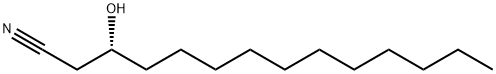 Tetradecanenitrile, 3-hydroxy-, (3R)- 结构式