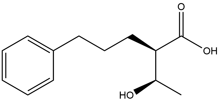 Benzenepentanoic acid, α-[(1R)-1-hydroxyethyl]-, (αR)- 结构式
