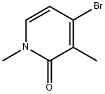 4-溴-1,3-二甲基吡啶-2(1H)-酮 结构式