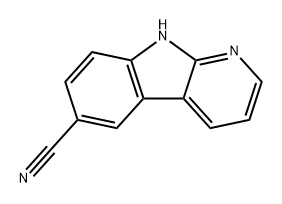 9H-吡啶[2,3-B]并吲哚-6-腈 结构式