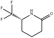 (R)-6-(三氟甲基)哌啶-2-酮 结构式