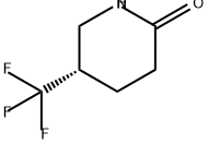 (S)-5-(三氟甲基)哌啶-2-酮 结构式