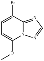 8-溴-5-甲氧基-[1,2,4]三唑并[1,5-A]吡啶 结构式