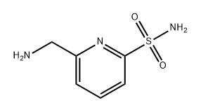 6-(氨基甲基)吡啶-2-磺酰胺 结构式