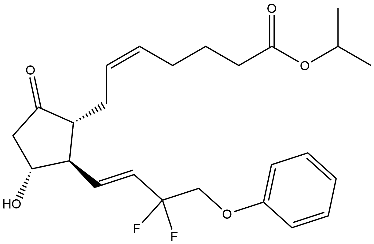 9-keto Tafluprost 结构式