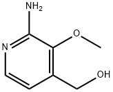 2-氨基-3-甲氧基-4-吡啶甲醇 结构式