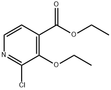 2-氯-3-乙氧基异烟酸乙酯 结构式