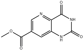 2,4-二氧代-1,2,3,4-四氢吡啶并[3,2-D]嘧啶-7-羧酸甲酯 结构式