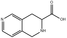 1,2,3,4-四氢-2,6-萘吡啶-3-羧酸 结构式