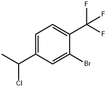 2-溴-4-(1-氯乙基)-1-(三氟甲基)苯 结构式