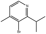 3-溴-2-异丙基-4-甲基吡啶 结构式