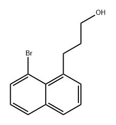 8-溴-1-萘丙醇 结构式