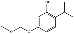 2-异丙基-5-(甲氧基甲氧基)苯酚 结构式