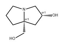 REL-(2R,7AR)-7A-(羟甲基)六氢-1H-吡咯烷-2-醇 结构式