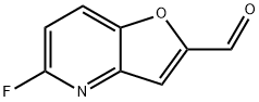 5-氟呋喃并[3,2-B]吡啶-2-甲醛 结构式