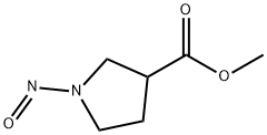 methyl 1-nitrosopyrrolidine-3-carboxylate 结构式