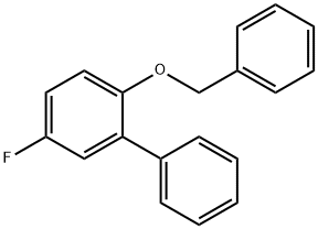 1,1'-Biphenyl, 5-fluoro-2-(phenylmethoxy)- 结构式