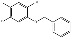 Benzene, 1-chloro-4,5-difluoro-2-(phenylmethoxy)- 结构式