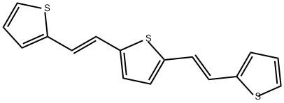 Thiophene, 2,5-bis[(1E)-2-(2-thienyl)ethenyl]- 结构式