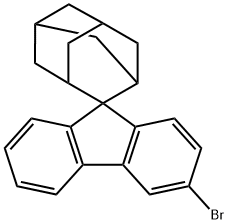 3-溴螺-(金刚烷-2,9'-芴) 结构式