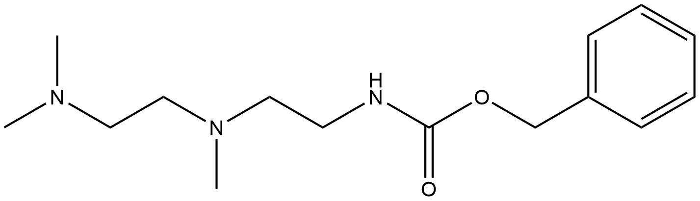 Carbamic acid, [2-[[2-(dimethylamino)ethyl]methylamino]ethyl]-, phenylmethyl ester (9CI) 结构式