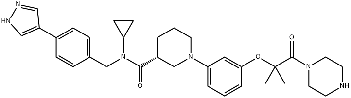 化合物ZW4864 FREE BASE 结构式