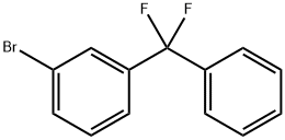 1-溴-3-(二氟苯甲基)苯 结构式