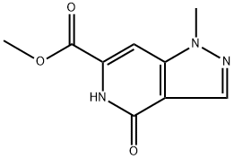 methyl 1 -methyl-4-oxo-3a,4-dihydro-1 H-pyrazolo[4,3-c]pyridine-6-carboxylate 结构式