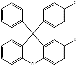 2'-溴-3-氯螺[9H-芴-9,9'-[9H]氧杂蒽] 结构式
