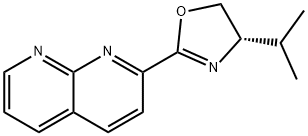 (S)-4-异丙基-2-(1,8-萘啶-2-基)-4,5-二氢恶唑 结构式