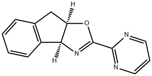 (3AS,8AR)-2-(嘧啶-2-基)-8,8A-二氢-3AH-茚并[1,2-D]恶唑 结构式