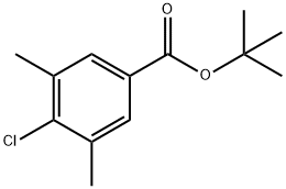 Tert-butyl 4-chloro-3,5-dimethylbenzoate 结构式